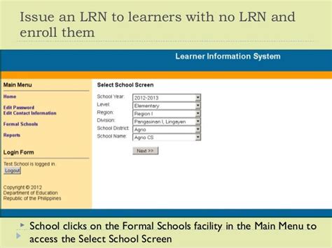 lrn meaning|lrn meaning in school.